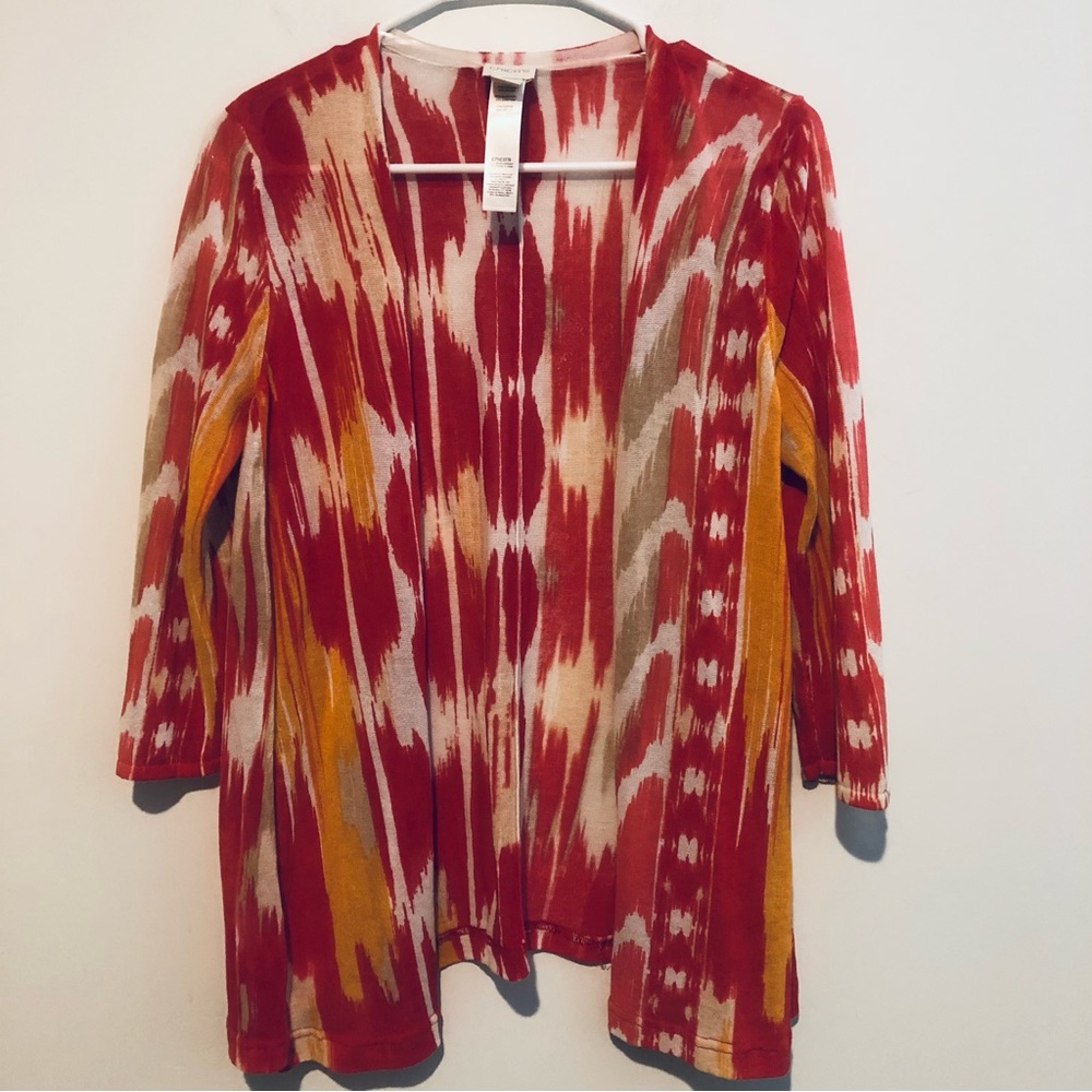 Chicos Lightweight Cotton Cardigan